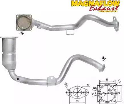 Magnaflow 70910 - Katalizators adetalas.lv