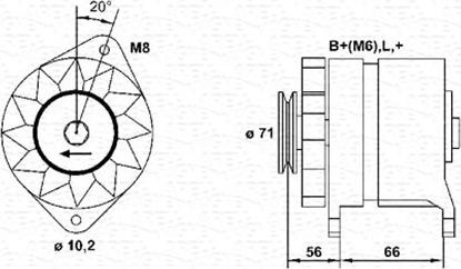 Magneti Marelli 944356971010 - Ģenerators adetalas.lv