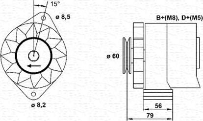 Magneti Marelli 944356679010 - Ģenerators adetalas.lv