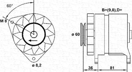 Magneti Marelli 944356118010 - Ģenerators adetalas.lv