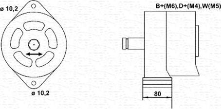 Magneti Marelli 944356231010 - Ģenerators adetalas.lv