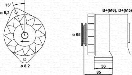 Magneti Marelli 944356732010 - Ģenerators adetalas.lv