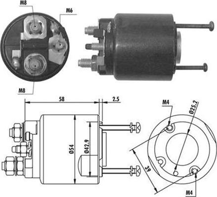 Magneti Marelli 940113050064 - Ievilcējrelejs, Starteris adetalas.lv