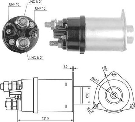 Magneti Marelli 940113050031 - Ievilcējrelejs, Starteris adetalas.lv