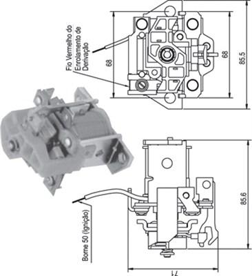 Magneti Marelli 940113050336 - Ievilcējrelejs, Starteris adetalas.lv