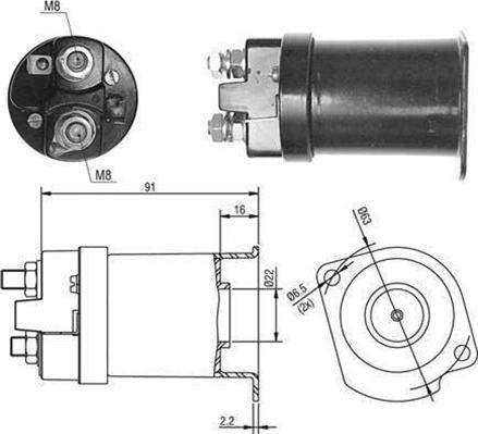 Magneti Marelli 940113050377 - Ievilcējrelejs, Starteris adetalas.lv