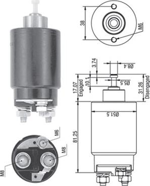 Magneti Marelli 940113050264 - Ievilcējrelejs, Starteris adetalas.lv