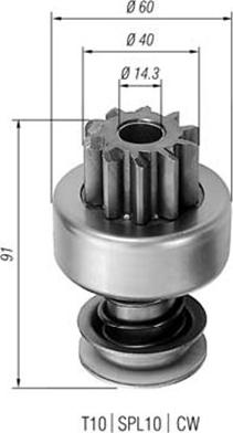 Magneti Marelli 940113020120 - Zobrats, Starteris adetalas.lv