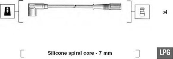 Magneti Marelli 941095130583 - Augstsprieguma vadu komplekts adetalas.lv