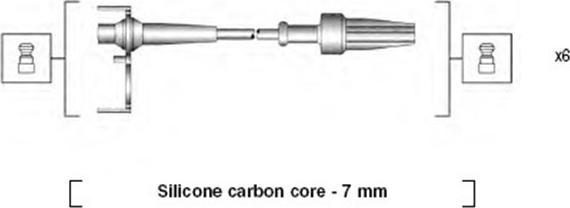 Magneti Marelli 941145400737 - Augstsprieguma vadu komplekts adetalas.lv