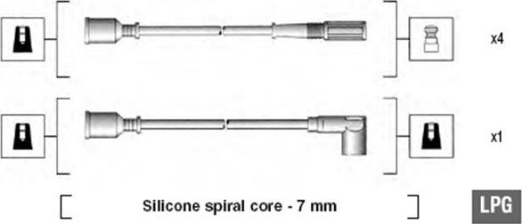 Magneti Marelli 941105150639 - Augstsprieguma vadu komplekts adetalas.lv