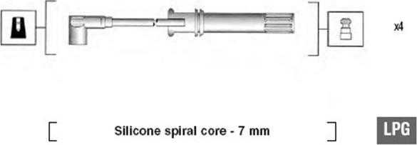 Magneti Marelli 941105250648 - Augstsprieguma vadu komplekts adetalas.lv