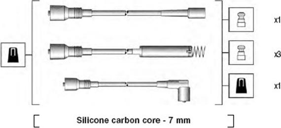 Magneti Marelli 941125160670 - Augstsprieguma vadu komplekts adetalas.lv