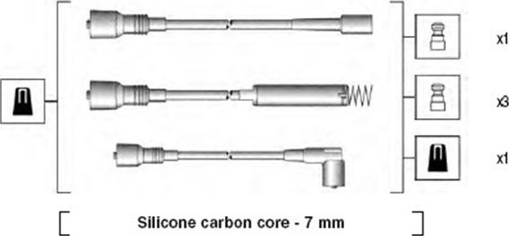 Magneti Marelli 941125170671 - Augstsprieguma vadu komplekts adetalas.lv