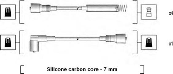 Magneti Marelli 941125270679 - Augstsprieguma vadu komplekts adetalas.lv