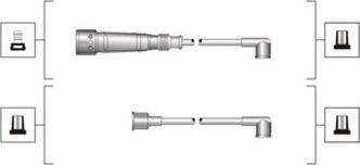 Magneti Marelli 941319170004 - Augstsprieguma vadu komplekts adetalas.lv