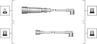 Magneti Marelli 941319170003 - Augstsprieguma vadu komplekts adetalas.lv