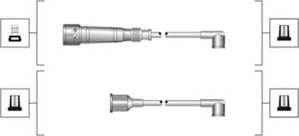 Magneti Marelli 941319170017 - Augstsprieguma vadu komplekts adetalas.lv