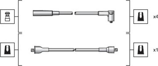 Magneti Marelli 941318111030 - Augstsprieguma vadu komplekts adetalas.lv