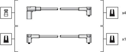 Magneti Marelli 941318111029 - Augstsprieguma vadu komplekts adetalas.lv