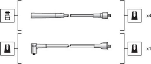 Magneti Marelli 941318111116 - Augstsprieguma vadu komplekts adetalas.lv