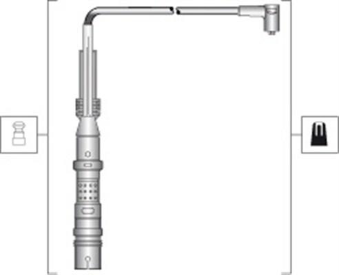 Magneti Marelli 941318111298 - Augstsprieguma vadu komplekts adetalas.lv