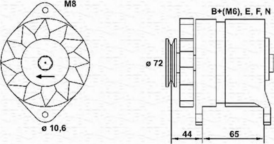 Magneti Marelli 943346018010 - Ģenerators adetalas.lv