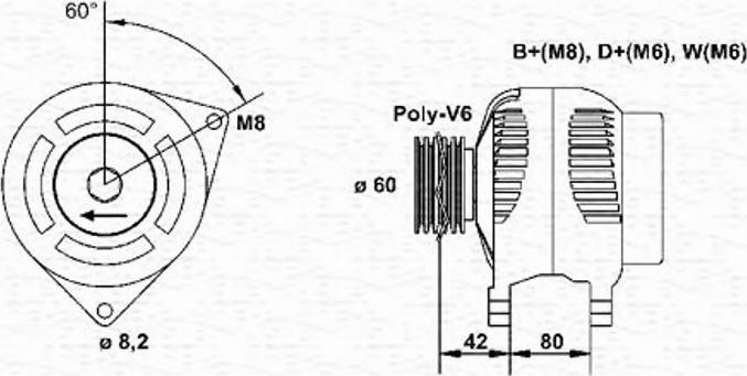 Magneti Marelli 943346147010 - Ģenerators adetalas.lv