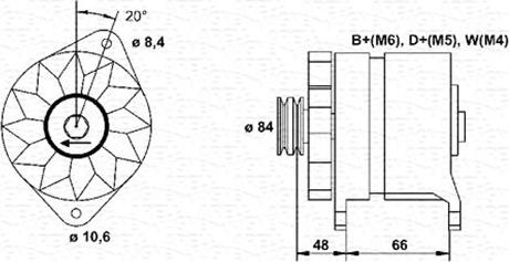 Magneti Marelli 943346130010 - Ģenerators adetalas.lv