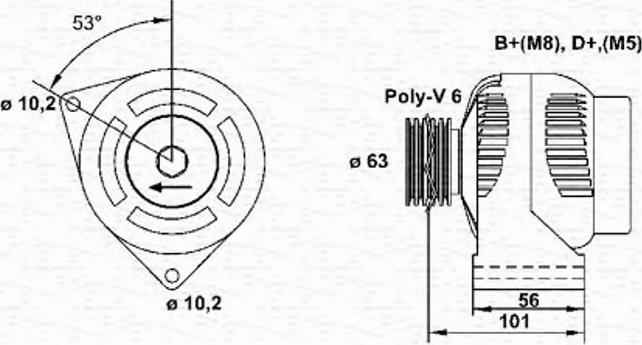 Magneti Marelli 943354099010 - Ģenerators adetalas.lv