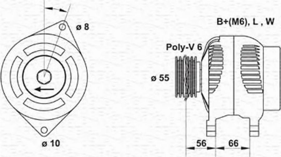 Magneti Marelli 943354087010 - Ģenerators adetalas.lv