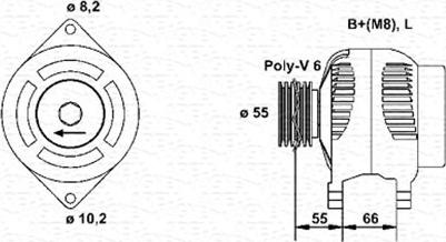 Magneti Marelli 943354075010 - Ģenerators adetalas.lv