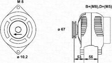 Magneti Marelli 943355015010 - Ģenerators adetalas.lv