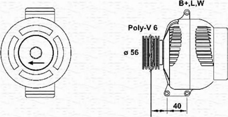 Magneti Marelli 943355196010 - Ģenerators adetalas.lv