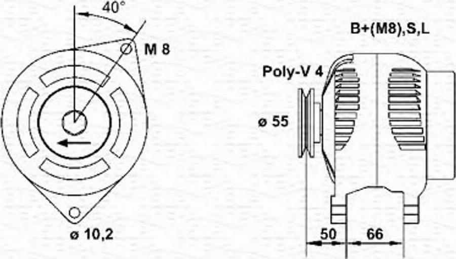 Magneti Marelli 943355116010 - Ģenerators adetalas.lv