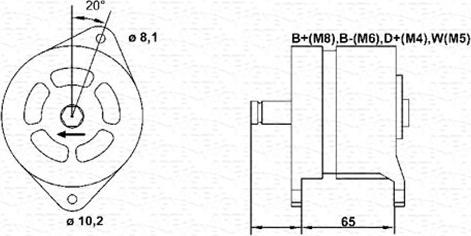 Magneti Marelli 943355232010 - Ģenerators adetalas.lv