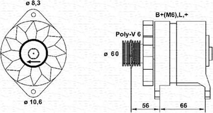 Magneti Marelli 943356949010 - Ģenerators adetalas.lv