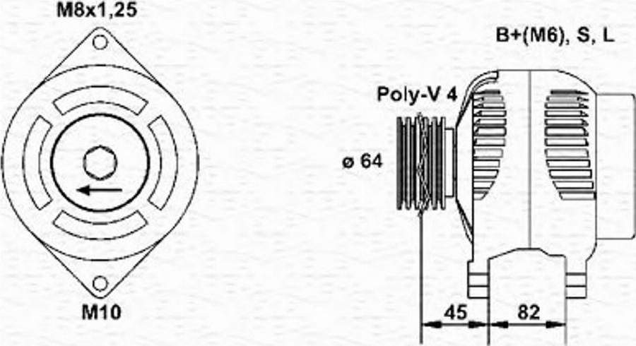 Magneti Marelli 943356941010 - Ģenerators adetalas.lv