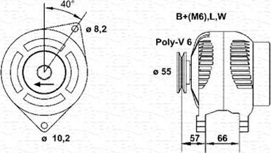 Magneti Marelli 943356961010 - Ģenerators adetalas.lv