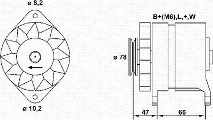 Magneti Marelli 943356981010 - Ģenerators adetalas.lv