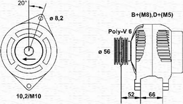 Magneti Marelli 943356973010 - Ģenerators adetalas.lv