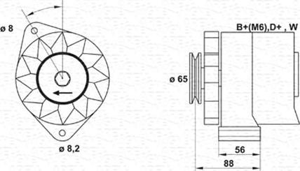 Magneti Marelli 943356408010 - Ģenerators adetalas.lv