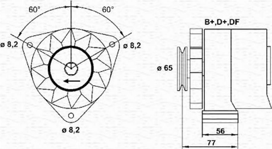 Magneti Marelli 943356473010 - Ģenerators adetalas.lv