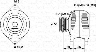 Magneti Marelli 943356554010 - Ģenerators adetalas.lv