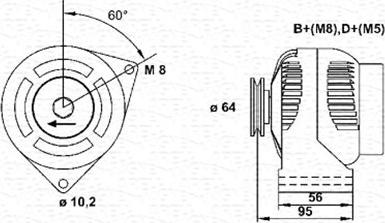 Magneti Marelli 943356566010 - Ģenerators adetalas.lv