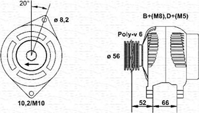 Magneti Marelli 943356568010 - Ģenerators adetalas.lv