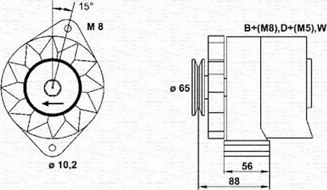 Magneti Marelli 943356508010 - Ģenerators adetalas.lv