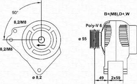 Magneti Marelli 943356530010 - Ģenerators adetalas.lv