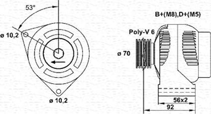 Magneti Marelli 943356576010 - Ģenerators adetalas.lv