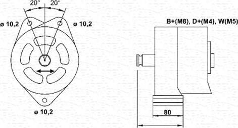 Magneti Marelli 943356685010 - Ģenerators adetalas.lv